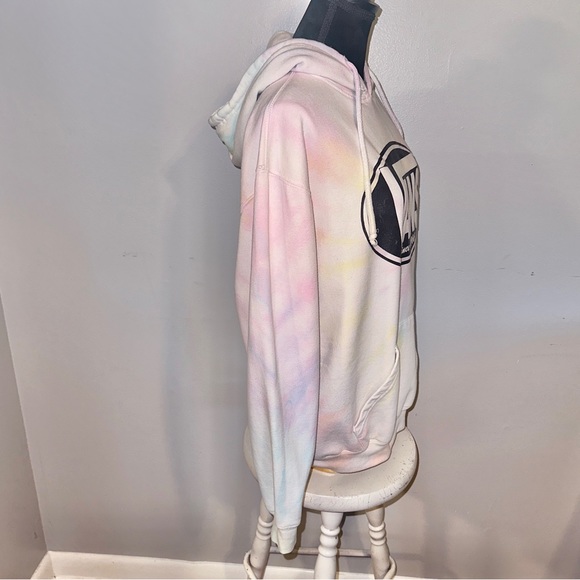Dreamsicle Vans Pastel Tie Dye Hooded Sweatshirt Womens Size Medium - Picture 2 of 11